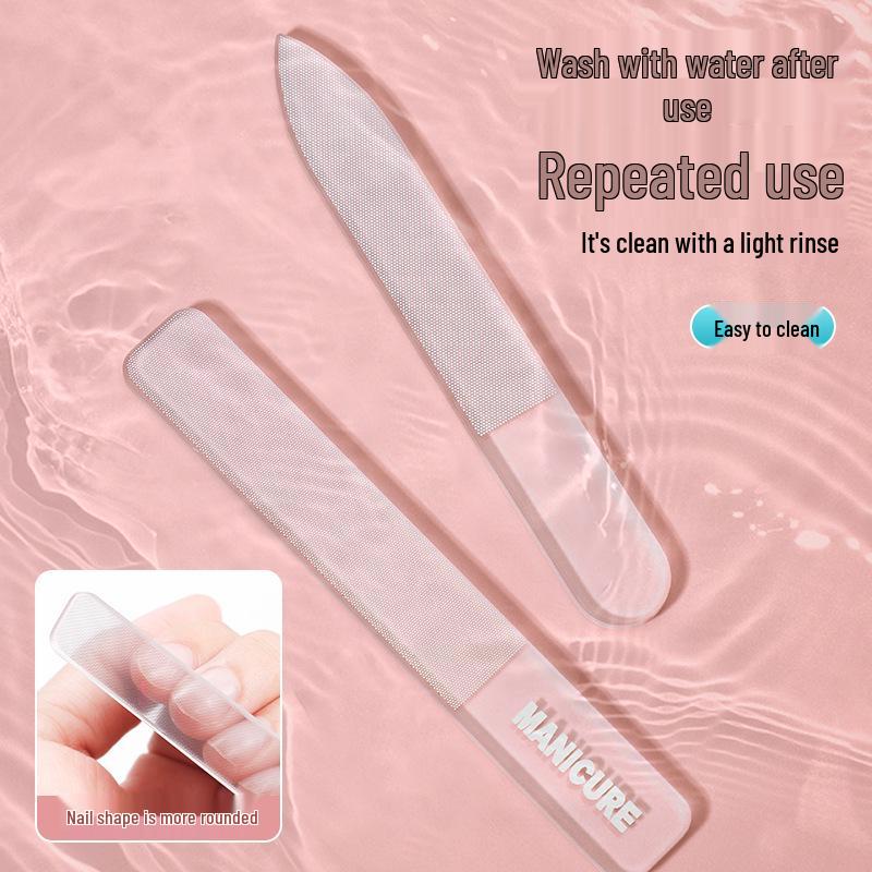 Nano Glass Nail File for Transparent Nail Art and Shaping