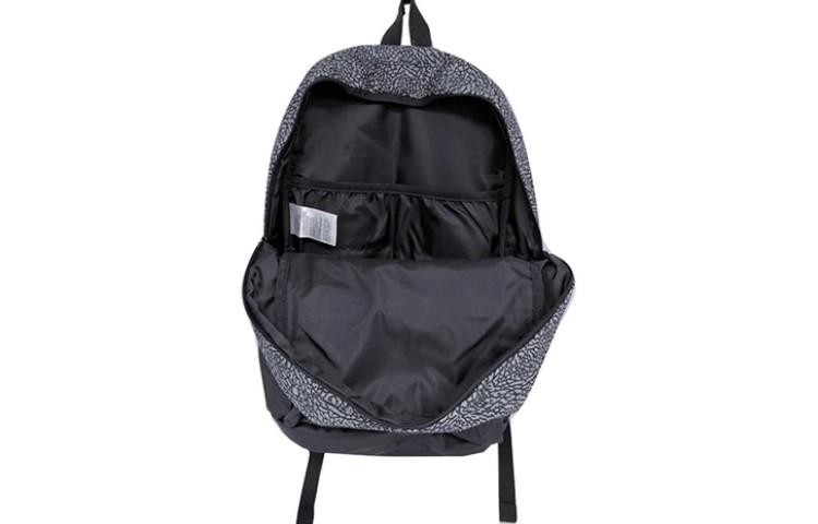 Men's Backpack Jordan Polyester Backpack Regular Unisex Gray Black