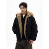 Kisko Winter American-Style Thickened Warm Stand-Collar Cotton Jacket for Men and Women with a Loose-Fitting Parka Design