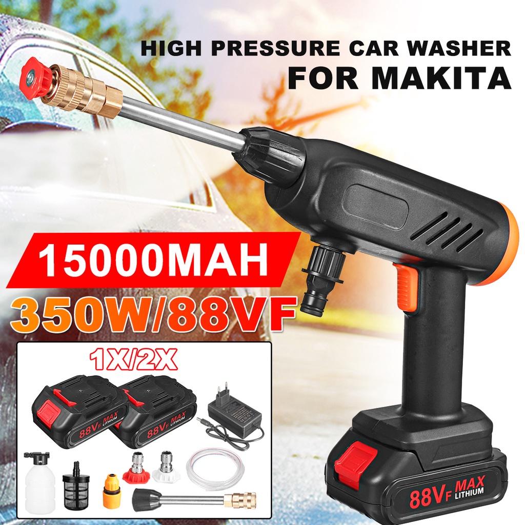 350 Вт Портативная Беспроводная Мойка Высокого Давления Генератор Пены Высокого Давления Пистолет для Мойки Автомобиля Водяной Пистолет Распылитель