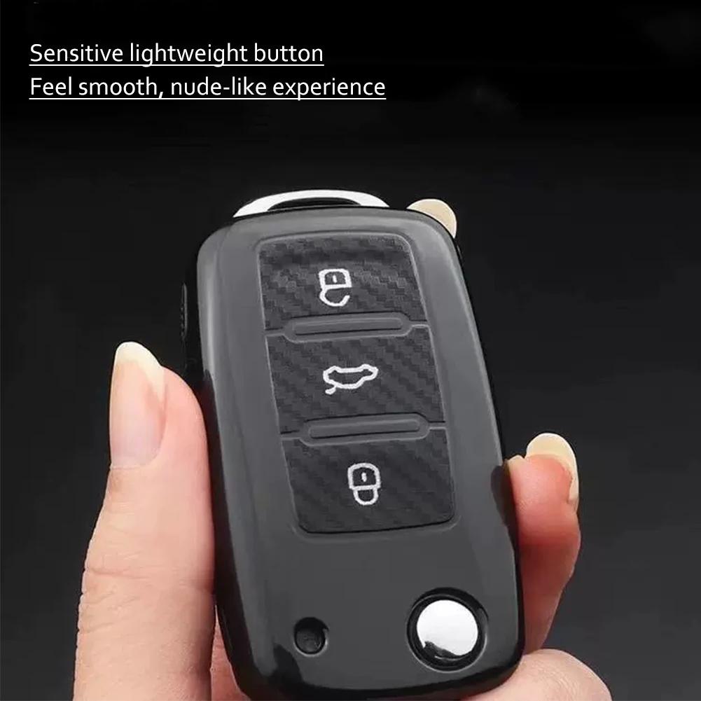 Чехол для автомобильного ключа, держатель для Volkswagen VW Golf mk7 7 3 4 5 6 6r Skoda Octavia A7 polo 9n mk4 passat b7 b8 Tiguan Аксессуары