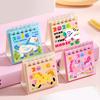 4Pcs Cute Horse 2026 Calendar Desk Calendar Ornament Cartoon Kawaii Planner Agenda Daily Monthly Stationery Office Supplies