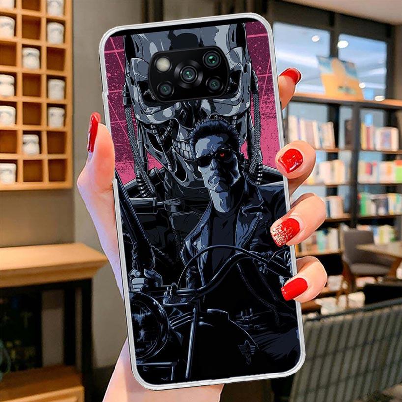 Arnold Schwarzenegger Terminator Cover Phone Case For Xiaomi Poco F7 Ultra X7 X6 X5 Pro M7 Redmi 15C 15 13C 13 12C 12 10C 10 9A