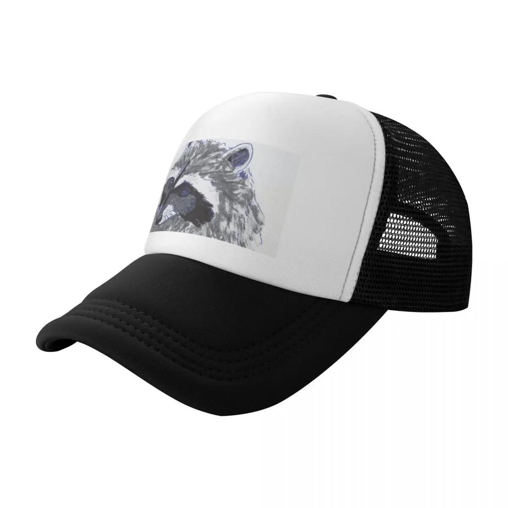 Sketch of a raccoon Baseball Cap Funny hats luxury woman cap western Hat Luxury Brand Male Womens