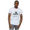 Disney Mens Mickey Mouse Scared T-Shirt