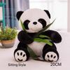 Bear Kneeling Sitting Soft Cloth Toy Plush Panda Present Doll Stuffed Animals Cute Cartoon Pillow