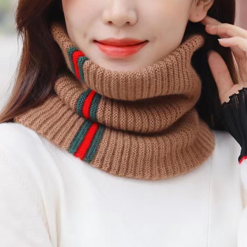 Winter Fake Collars Woman Insert Sweater Knitted High Fake Turtleneck Winter Scarf Woman Turtleneck Accessories-for Clothes