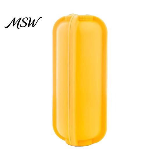 Reusable Snack Organizer Food-grade Silicone Taco Holder, Flip-top Buckle Design Burrito Storage Food Grade Container Box, Leak-proof Handling Box for