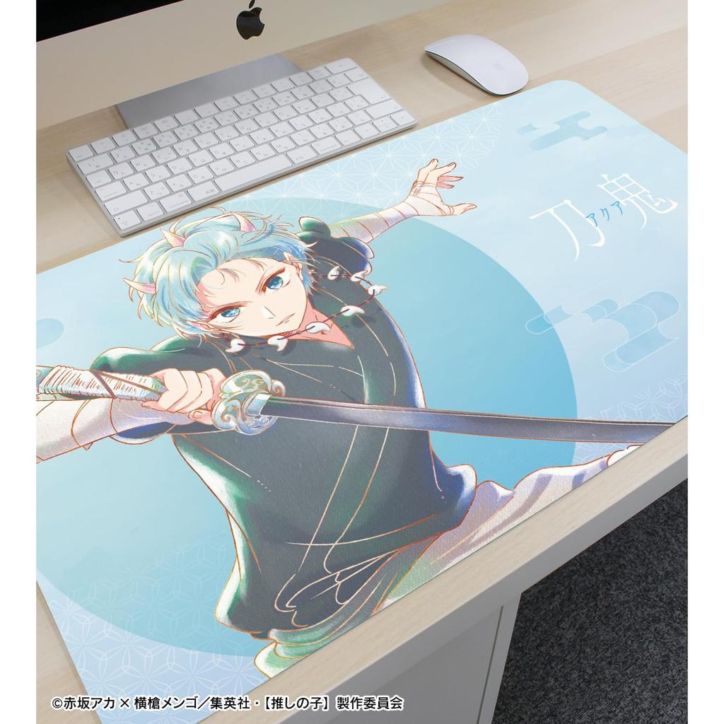[Oshi No Ko] [Oshi No Ko] Aqua [Touken Ranbu Ver.] Ani Art Aqua Label 3rd Edition Multi-purpose Desk Mat
