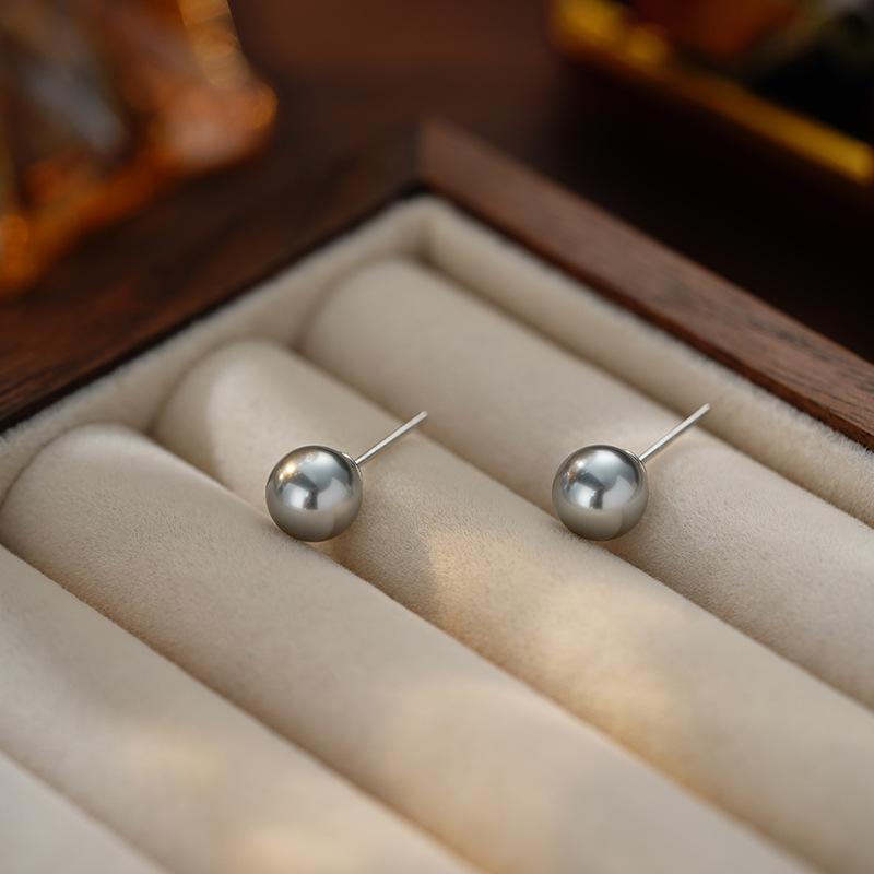 Серьги с жемчугом, минималистичные, литературные, геометрические, легкие, роскошные серьги разных размеров
