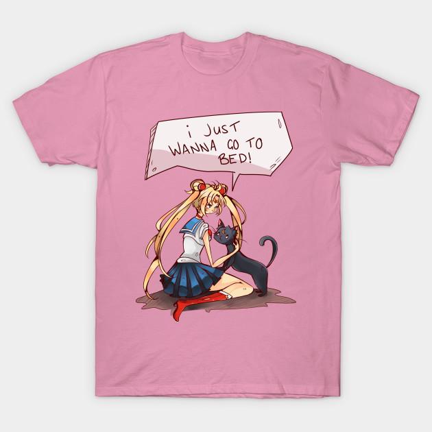 T Shirt Women Sailor Moon Harajuku Print Kawaii Tshirt Summer Short Sleeve Female T-Shirt Top Tee
