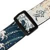 Levy's Leathers 2" Polyester Guitar Strap Sublimation - Printed with Original Artist Designs and Genuine Leather Edges (MPD2-016)