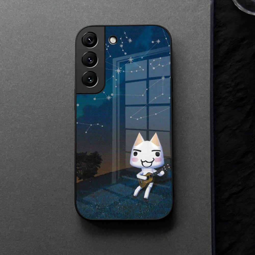 INS Милый Кот Торо Иноуэ Чехол для Телефона Стекло Для Samsung Galaxy S21 S26 S25 S22 S20 S24 S23 Ultra Fe Plus A16 A34 A54 A24 Чехол