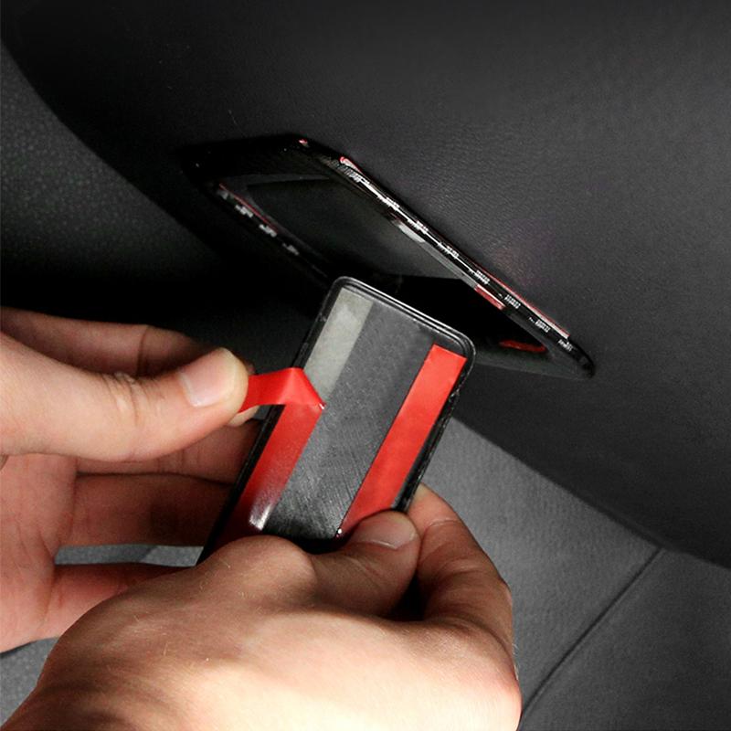 ABS Car Glove Box Co-Pilot Handle Frame Trim Cover Sticker For Toyota RAV4 XA50 2024 2025 Accessories
