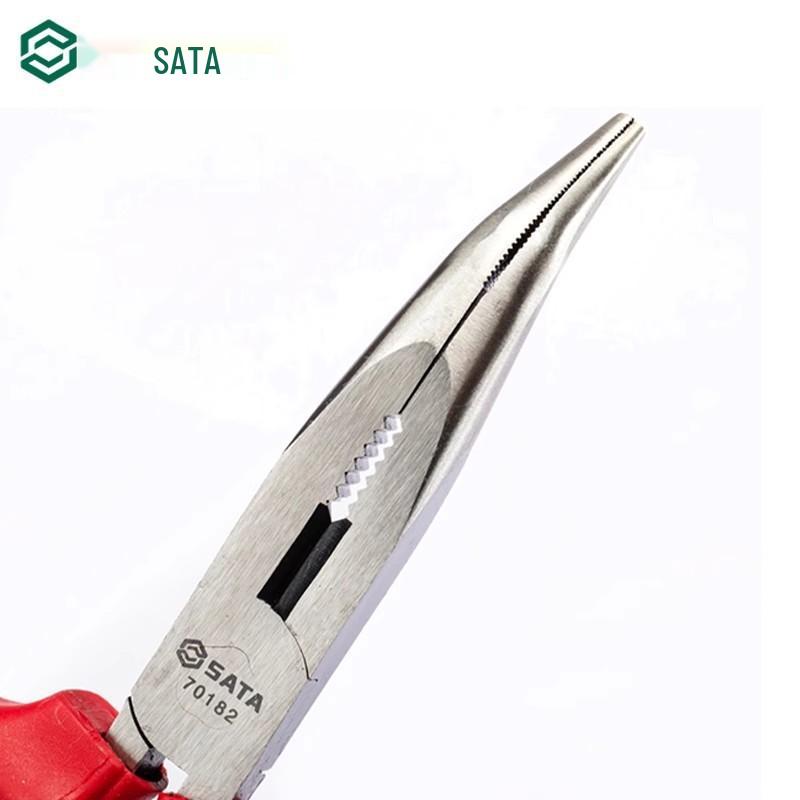 SATA 70111/70161 Изолированные Высоковольтные Плоскогубцы, Круглогубцы и Изогнутые Зондовые Клещи для Электриков