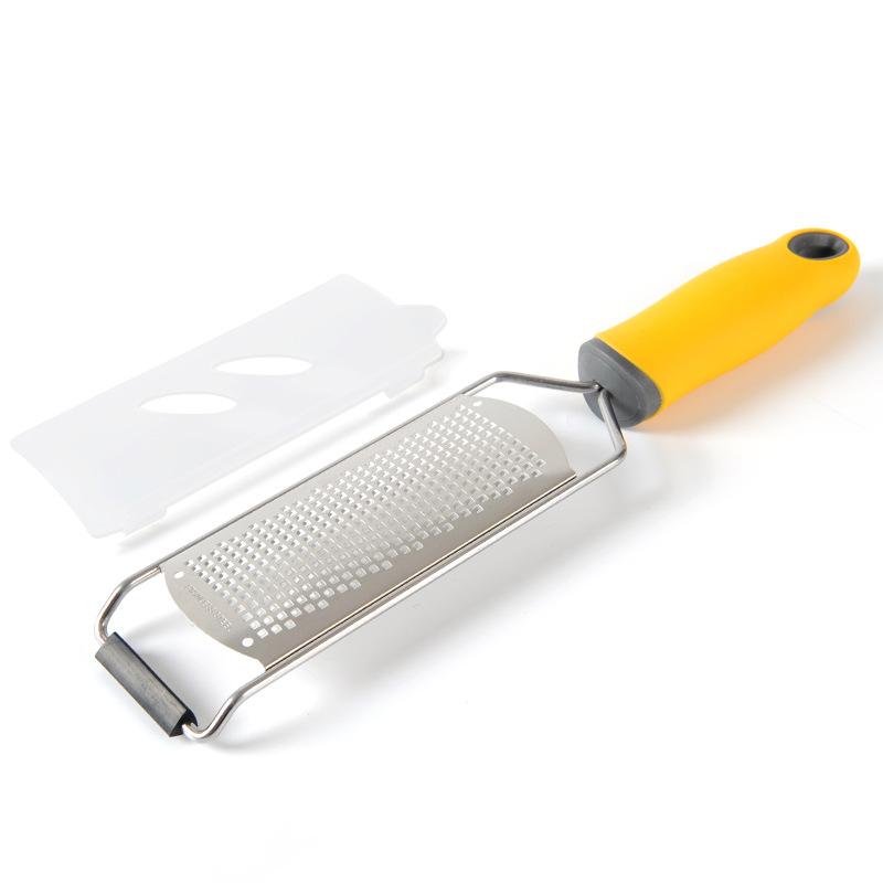 Mill Cheese Grater Stainless Steel Lemon Zester Citrus Ginger Garlic Grater Long Handle Vegetables Kitchen Tool Manual Slicer