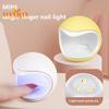 Лампа для отверждения ногтей Портативная мини-эффективный двойной светодиодный источник света, портативная мини-лампа для маникюра УФ-аппарат