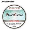 JACKFISH 500M Fluorocarbon Fishing Line 5-32LB Test Carbon Fiber Leader Line  Fly Fishing Line
