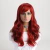 Парик Парик женский модный разноцветный длинные вьющиеся волосы синтетическое волокно пояс боковая челка головной убор
