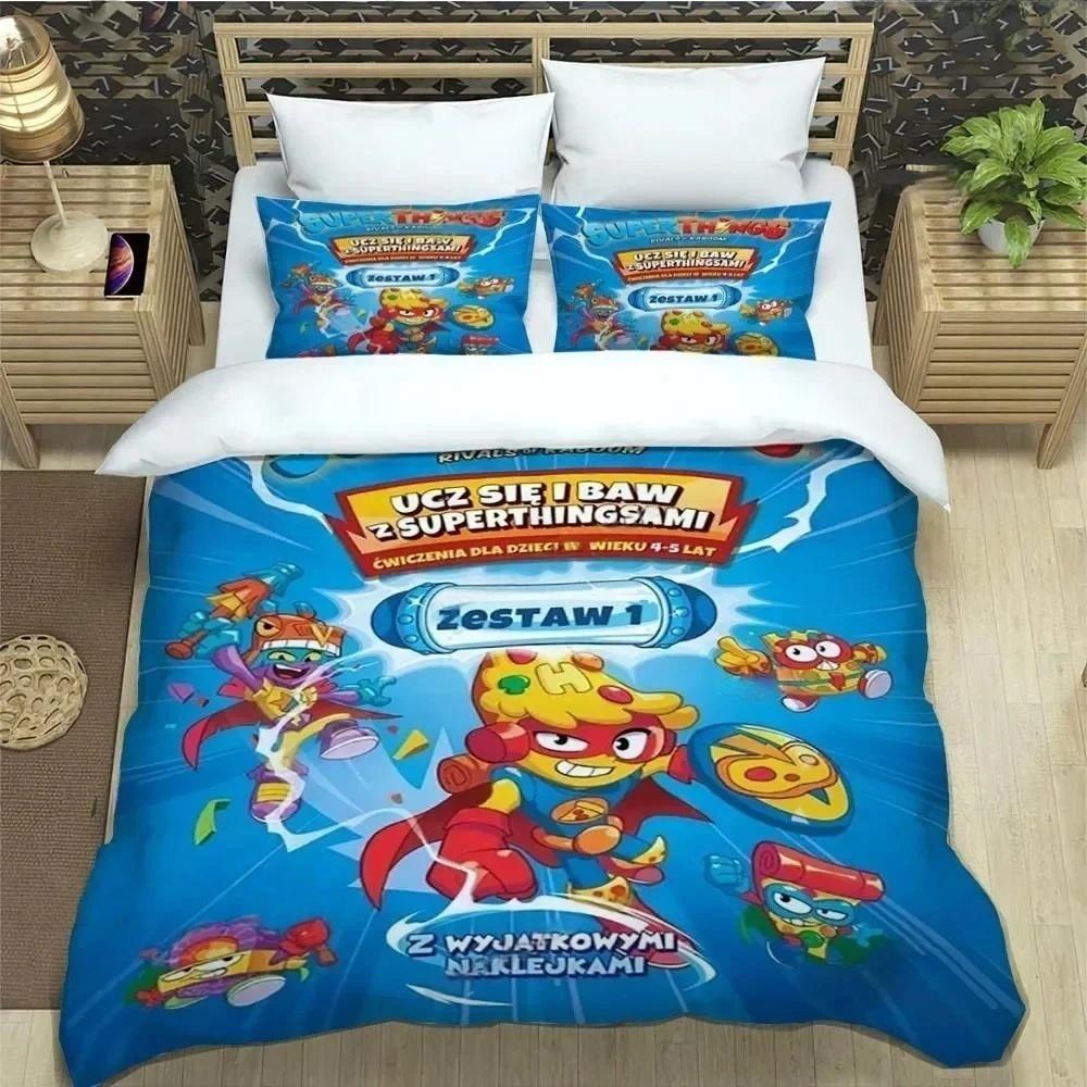 Постельное белье S-Superzings Комплекты постельного белья S-Superzings С рисунком Пододеяльник Комплект Подарки Для детской комнаты Декор Детский Подарок на день рождения Декор на день рождения