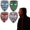 Stunning Led Light Up Mask For Halloween Featuring V For Vendetta Anonymous Design