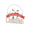 Christmas Tree Hanging Sign Ornaments Household Interesting Wood Scene Layout Plate Pendant Xmas Decor Festival Ornament