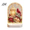 Home Decor Accessories Christmas Pearl Light Ornaments for Holiday Decor, Acrylic LED Decorative Soft Glow String Lights Lamp with Bedroom Bookshelf