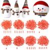 Plastic Accessories Dolls Puppet Sewing Crafting Snowman Red Nose Santa Claus Craft DIY Doll Noses