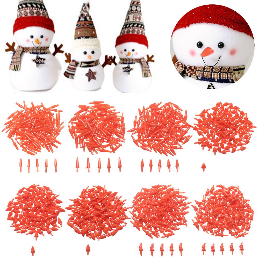 Plastic Accessories Dolls Puppet Sewing Crafting Snowman Red Nose Santa Claus Craft DIY Doll Noses
