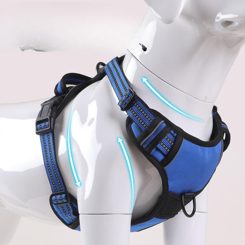 Ремень для выгула собак, универсальный светоотражающий жилет, поводок для собак, грудь, спина