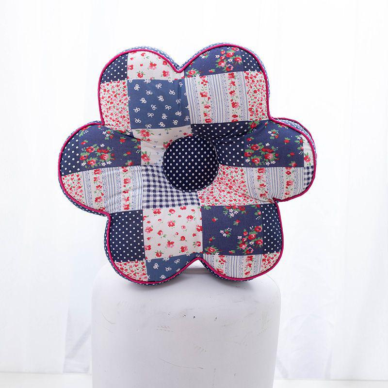 Корейская подушка с цветком сливы: Подушка для сна из 100% хлопка для офиса и спальни