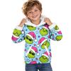 Kids Long Sleeve Christmas Print Hoodie Casual Pullover Top for Holiday Wear
