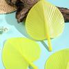 Fan Plastic Hand Shake Fan Chinese Vintage Banana Leaf Shape Summer Cooling