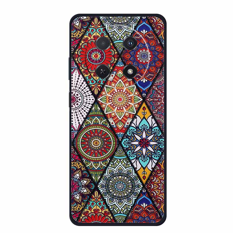 3D Тисненый Чехол Для Huawei Nova 14i Чехол Для Телефона Coque Цветы Силиконовый Мягкий Задний Чехол Для Huawei Nova 13i Y91 12i Чехол Funda Para