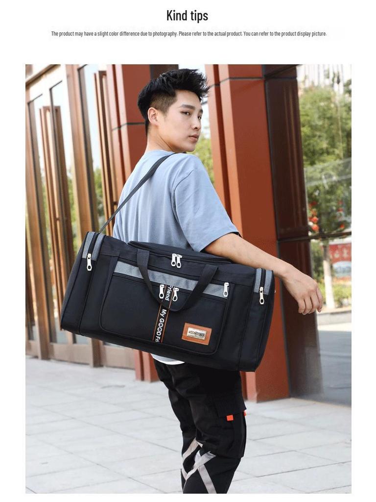 Складная модная спортивная сумка большой вместимости: Унисекс Ручное Дорожное и Хранилищное Решение