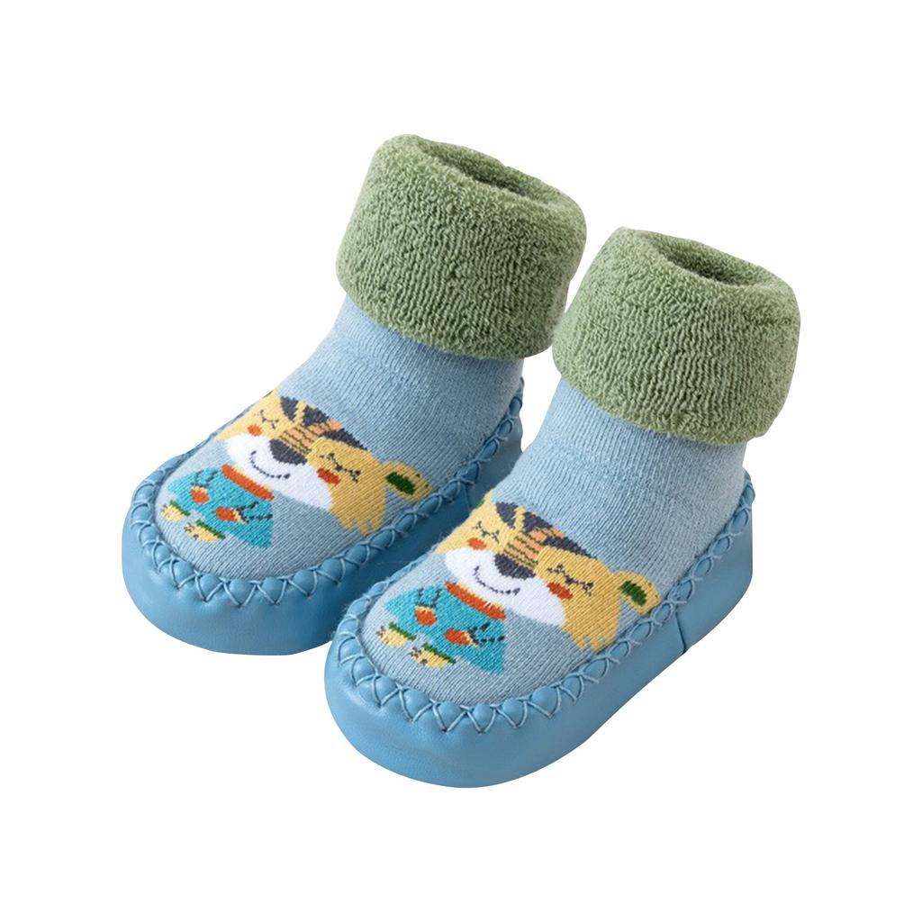 Newborn Baby Socks Shoes And Socks Non-slip Baby Class A Thickened Medium Cotton Socks 0-3 Years Old Toddler Floor Socks