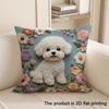 pc Adorable D Flat Printed Animal Themed Pillow Covers Sofa cushion cover home bedroom room decoration