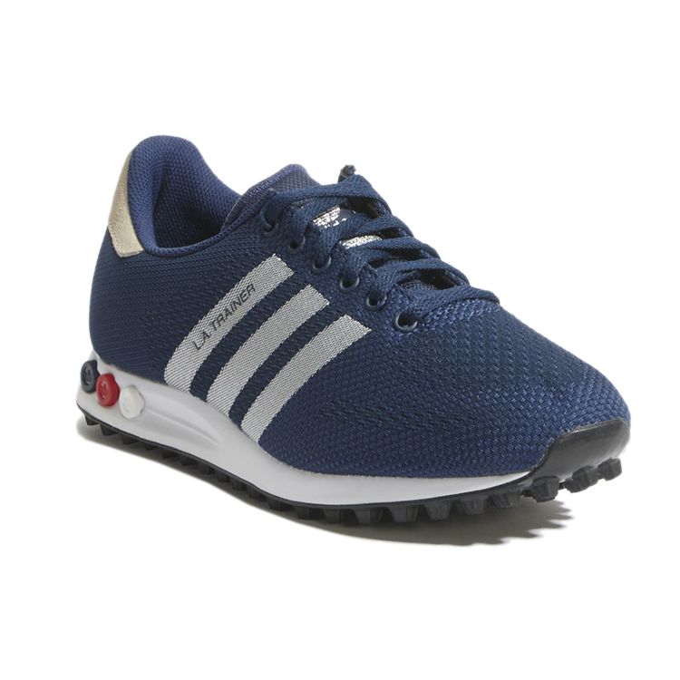 Adidas Кроссовки LA Trainer Weave темно-синие унисекс Collegiate-Navy Footwear-White M21357