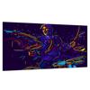 GLASS PROTECTIVE PLATE FOR STOVE 90X52 MUSIC