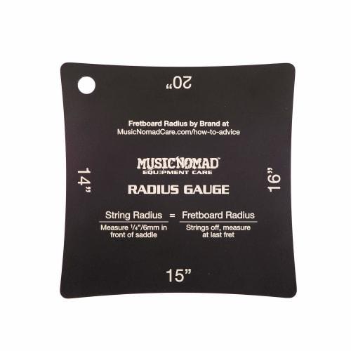 MUSIC NOMAD Stainless Steel Fingerboard Saddle Radius Measurement Gauge MN603