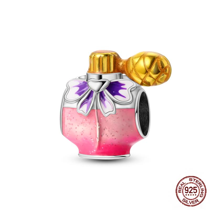 Ежедневные статьи Медные розовые парфюмерные шармы Камера Гантель Смарт-часы Бусины Подходят для оригинальных браслетов DIY Ювелирный подарок