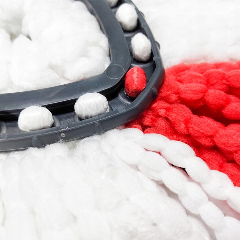 Rosfix Obrotowy Wkład do Mopa 38 cm – Mikrofibra | Zestaw 3 Sztuk | Pasuje do Vileda i Easy Wring and Clean