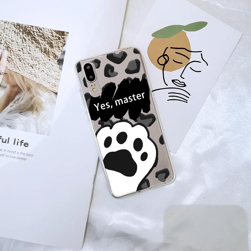 Милый мягкий чехол-накладка Kawaii Cat для Huawei P20 Lite Pro P9 P10 Plus P, силиконовый чехол для смартфона Huawei P8 P9 Lite Mini 2017