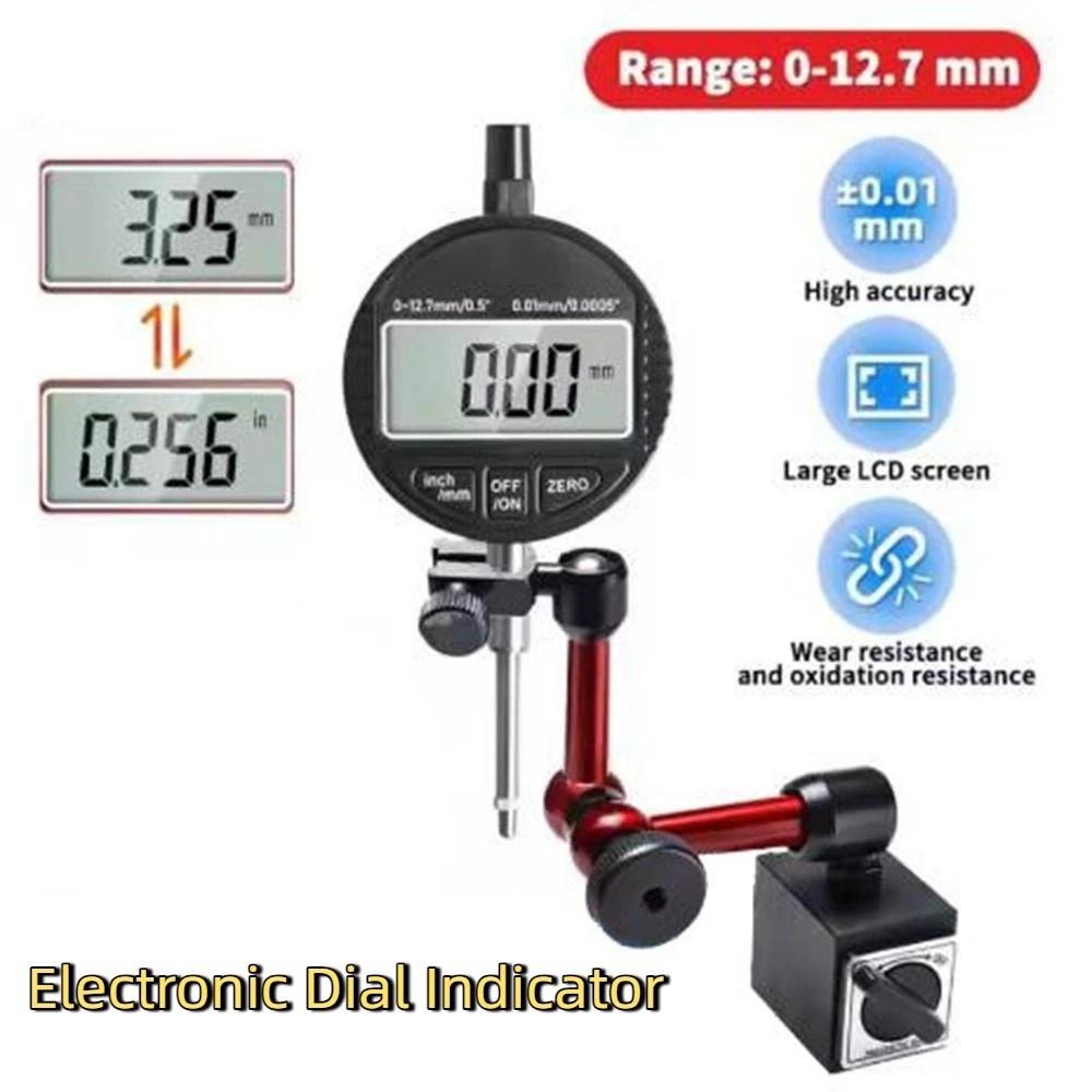 Digital Display Dial Test Indicator 0.01mm Accuracy Digital Dial Indicator Mechanical Workshop