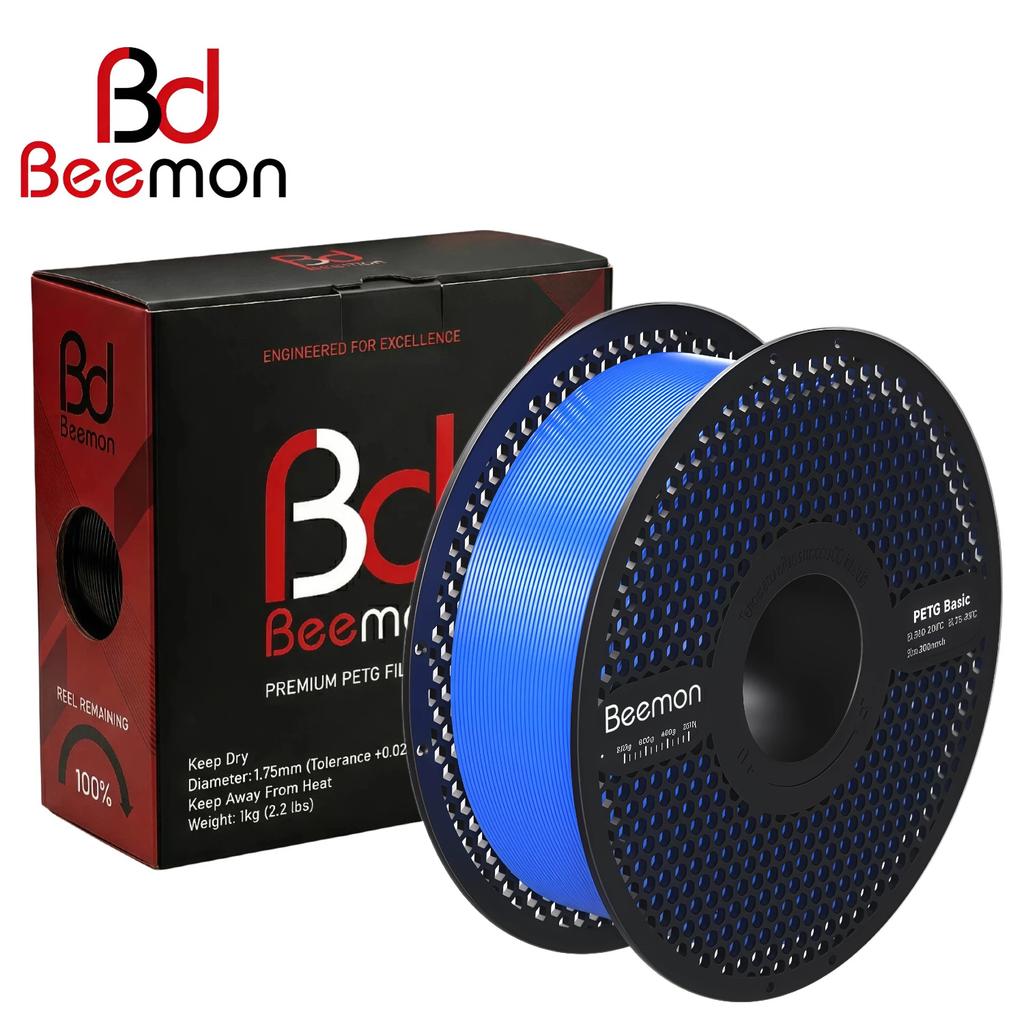 BEEMON Printer Filament 1.75mm, 1kg (2.2lbs), Easy to Print, No Warping, for Beginners & Experienced 3D Printing Enthusiasts