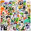 Водонепроницаемые наклейки Dragon Ball Anime, 50 шт., для украшения автомобиля, телефона и кружки