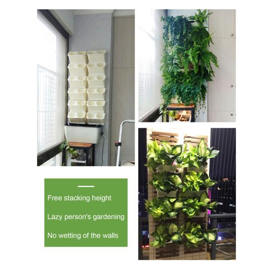 Вертикальный Сад Кашпо Подвесной Ящик для Посадки Ящик для Выращивания Овощей для Комнатных Растений Офис Домашний Декор