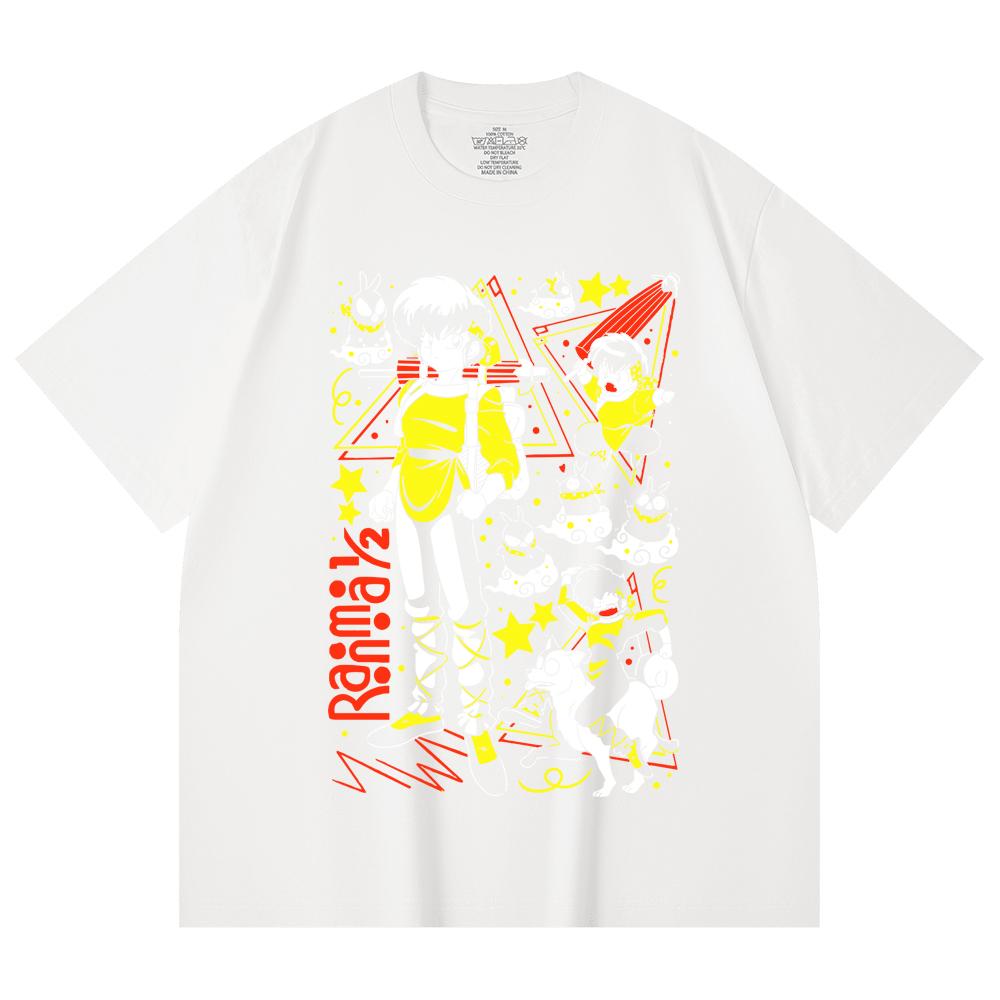 230 Gsm 100% Cotton Ranma 12 V7 Ryoga Print Unisex Heavy Cotton T Shirt