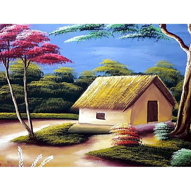 Новый DIY 5D алмазная живопись пейзаж дерево Алмазная вышивка пейзаж вышивка крестом полная круглая дрель домашний декор художественный подарок