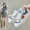Белые массивные кроссовки для женщин, модные повседневные спортивные кроссовки из искусственной кожи на платформе со шнуровкой, женские удобные прогулочные кроссовки, теннисные туфли
